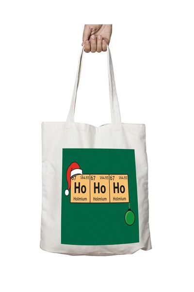 ART HEDİYE New Year HO HO HO - مسطرة دورية، طباعة دائمة على الجانبين، حقيبة ك...