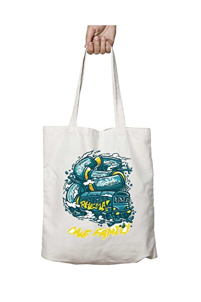 ART HEDİYE One Family - двосторонній пральний мішок з принтом