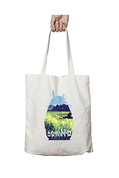 ART HEDİYE Totoro 3 - Dvije strane B Štampano H Perivo torba