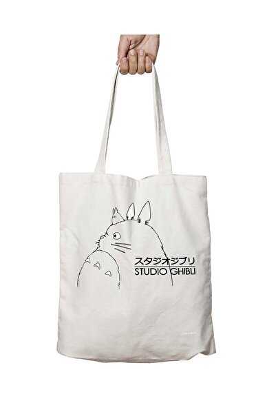 ART HEDİYE Studio Ghibli Totoro - Πλενόμενη υφασμάτινη τσάντα ώμου με μόνιμη ...