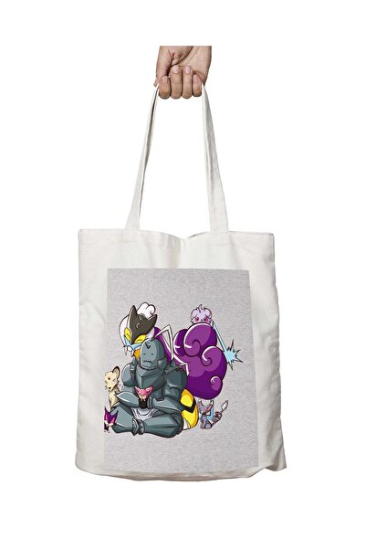ART HEDİYE Fullmetal Alchemist Alphonse Elric - حقيبة بوكيمون ماستر ذات وجهين...