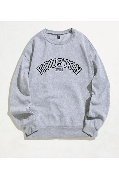 FAVORİST HOUSTON 1989 Printed - Βαμβακερό φούτερ με λαιμόκοψη