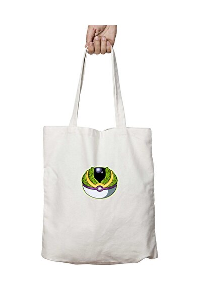 ART HEDİYE Pokemon Pokebola cell - Two Sides Permanent Printed, Washable Shou...