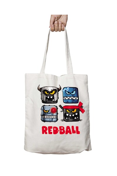 ART HEDİYE Легендарна гра Можна прати сумку - Red Ball, постійний принт, двос...