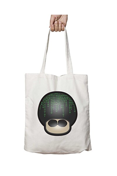 ART HEDİYE Super Mario Mushroom Matrix - Двостороння сумка з постійним принто...