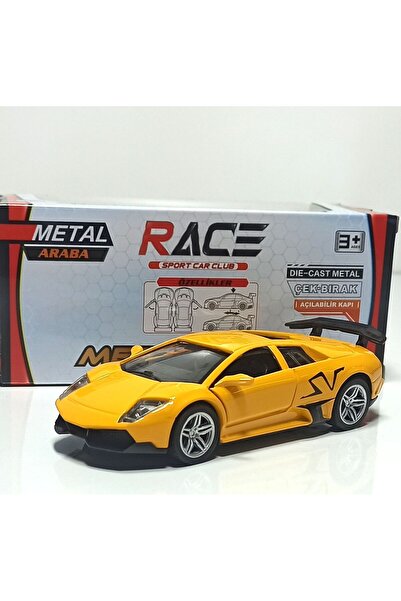 Motor Max 1:36 LAMBORGHİNİ SV SARI ÇEK BİRAK METAL ARABA