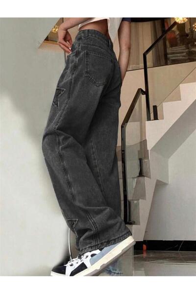 GOSSİP TEAM Gossip Team - Baggy Trousers with Star Detail
