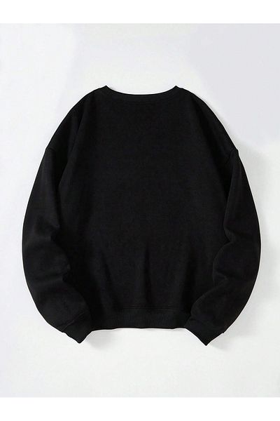 Mad&Calf Унисекс голям суитшърт с щампа сладка череша - полар