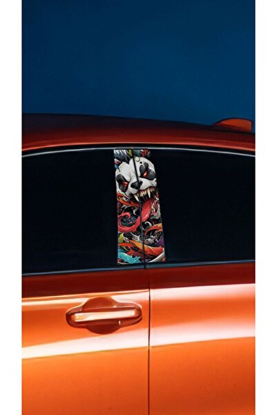 YENİ CREATİVE Araç Kapı Direk Kaplama Folyosu Panda Desenli (SAĞ SOL TAKIM) (2 ADET) - 22x50 Cm