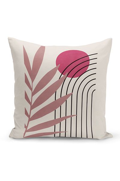 Bertille Home Σειρά Minimalist Digital Printed Κάλυμμα μαξιλαριού διπλής όψης