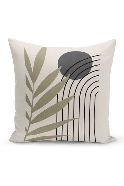 Bertille Home Seria Husă de pernă cu imprimare digitală minimalistă pe două fețe