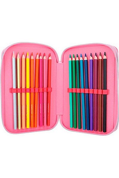 Top Model Tek Aşk Three Compartment Pencil Case 412230