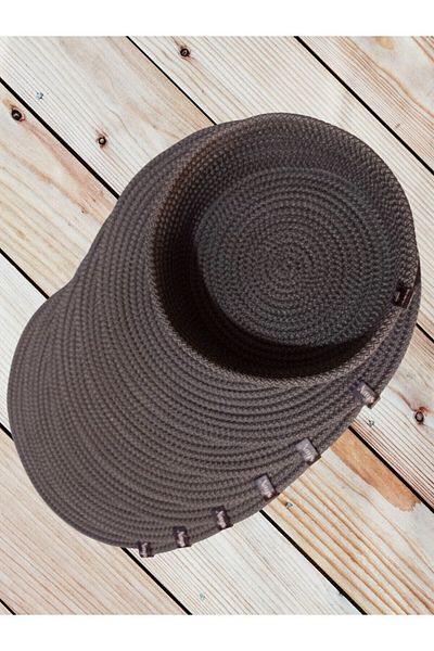 NAYS HOME 6 Pieces Wicker Charger Basket, Anthracite Color American Service Bread Set
