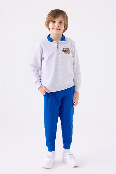 Rolypoly Boy's Tracksuit SEt - Snow mElangE, RP3418-2