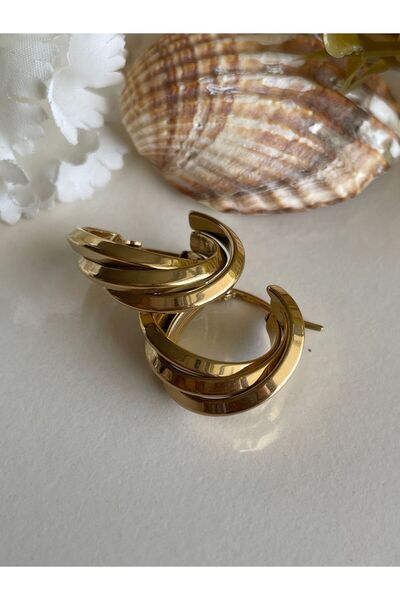 Vialis Halka Model Kararmaz Çelik Küpe