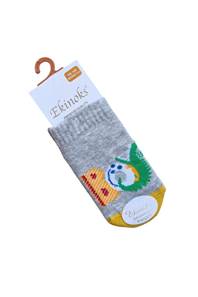 Ekinoks Colorful Crocodile Patterned Seamless Baby Kids Booties