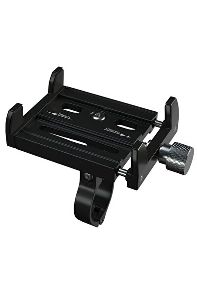 Asroya Alüminyum Ayarlanabilir Siyah Bisiklet Telefon Tutucu Aparat Motor Sco...