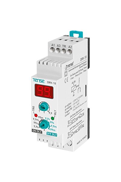 TENSE DRV-10 Multifonskiyonlu Zaman Rölesi (220/24V AC)
