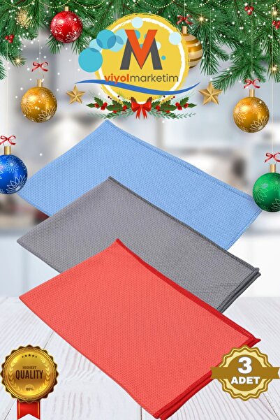 viyolmarketim Lavetă de curățare generală din microfibră de 40*40 cm - 3 bucă...