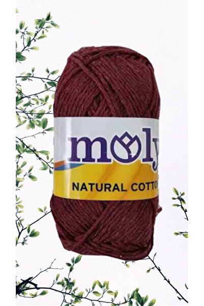 Moly NATURAL COTTON  İP 5106 BORDO 100 GRAM 1 ADET
