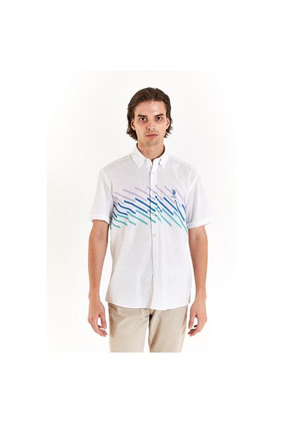 U.S. Polo Assn. Ανδρικό πουκάμισο US Polo Assn. - Κομψό σχέδιο