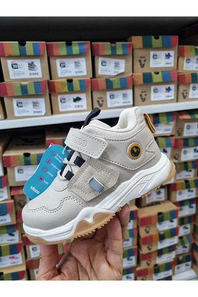 Vicco Unisex Μπεζ παιδικές μπότες - VICCO GETTO