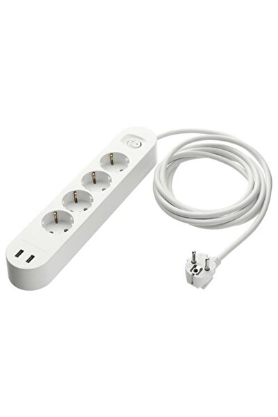 IKEA Koppla 2 Usb Girişli 4lü Priz 3 M