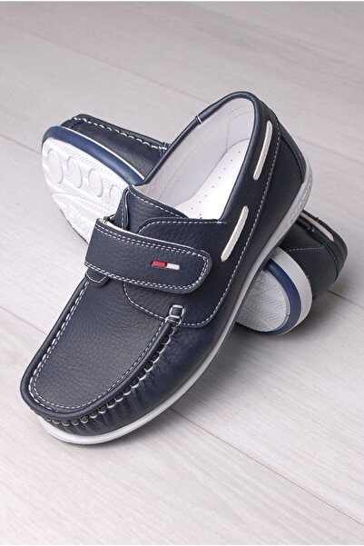 Rıdvan Çelik Boy's Navy Blue Velcro Shoes