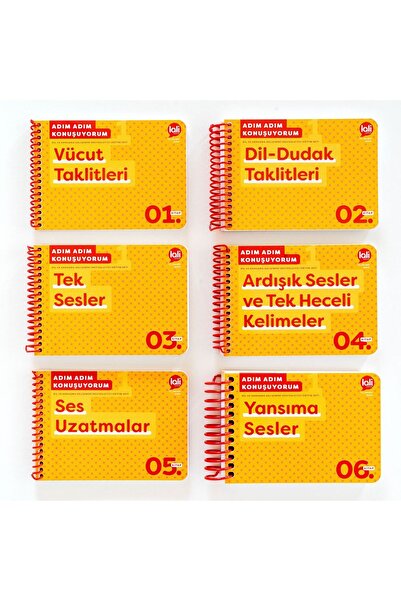 JoySmart Lali Yayınları Adım Adım Konuşuyorum Konuşma Terapi Eğitim Seti 1
