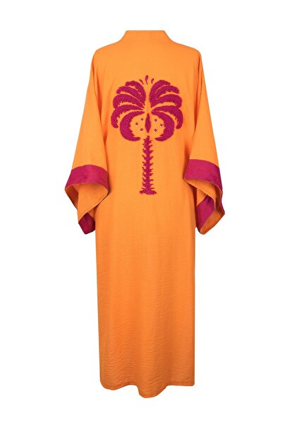 Triaura Pink Palm Kimono