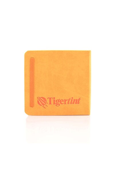 Tigertint Caiet de schițe cu copertă rigidă 140 gr 12x12 cm 80 coli Portocali...