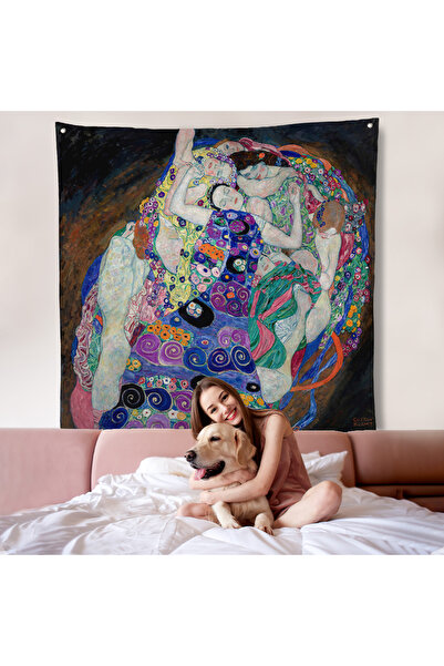 Harita Sepeti Gustav Klimt - The Virgin - Bakire Duvar Örtüsü-8338