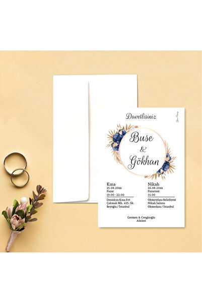 otuz9 DAVETİYE BEYAZ ZARFLI - 100 ADET - DÜĞÜN,NİŞAN,NİKAH,SÖZ