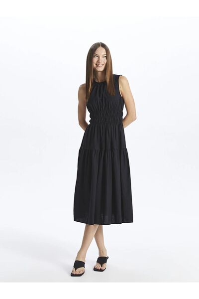 LC Waikiki XSIDE Women's Dress - Crew Neck, Straight Cut