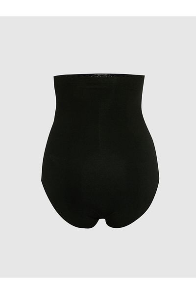 LC Waikiki Lcw Dream Black High Waist Solid Briefs Corset