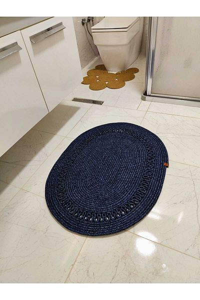 ModaCardin Jute Patterned Gift Hooded Bath and Balcony Mat