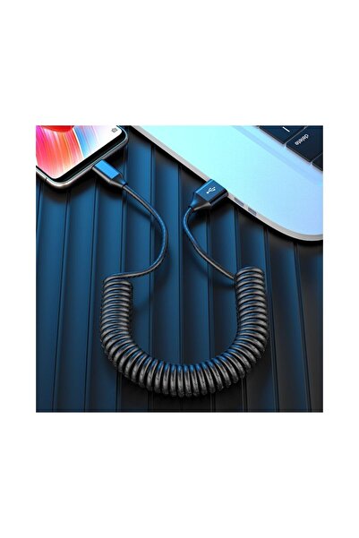 PLASYAY Iphone Ios Spiral 3.0a Hızlı Şarj Ve Data Kablosu