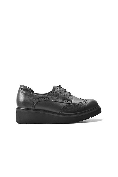 Beety 23BK37.1095 Pantofi de lucru pentru femei, cu cravată ortopedică din cauciuc, din piele naturală