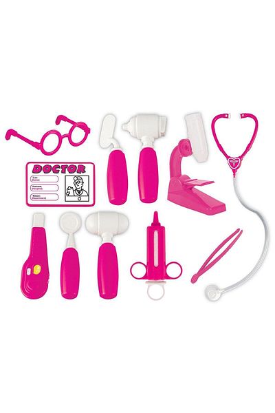 PİLSAN Pink Doctor Set - Bag, 11 Pieces