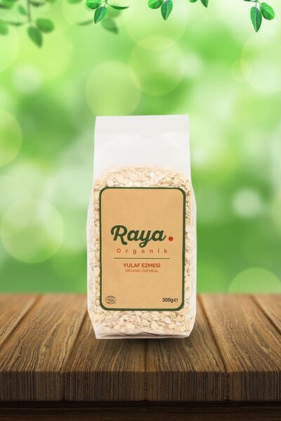 RAYA Organik Yulaf Ezmesi 300 gr Katkısız Doğal Koruyucusuz