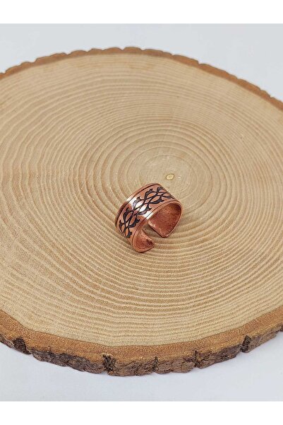 Yasamtohumu Регульоване кільце з міді з візерунком - 52776