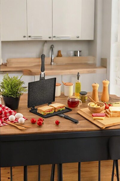 Genel Markalar TOST cu Döküm Ocak Üstü Tost Makinesi