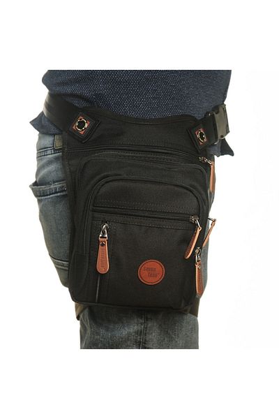 SEVENTEEN Men's Bag Biker Waist Leg Tie Adjustable