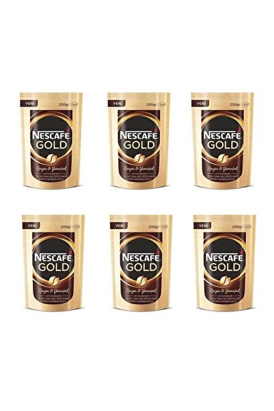Nescafe Gold 200 G X 6 Adet