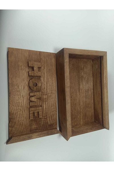 ProffArt 25X15 Seasoning Box - Wooden Design, Knitted Lid and Dowry Box