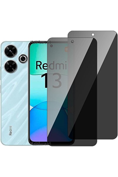 m.tk moveteck Xiaomi Redmi 13 Hayalet Ekran Koruyucu Cam 5d Parlak Privacy Se...