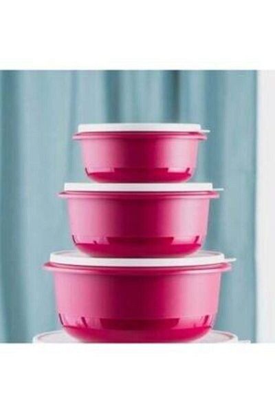 Tupperware Miksim Set Pink 3 Pieces
