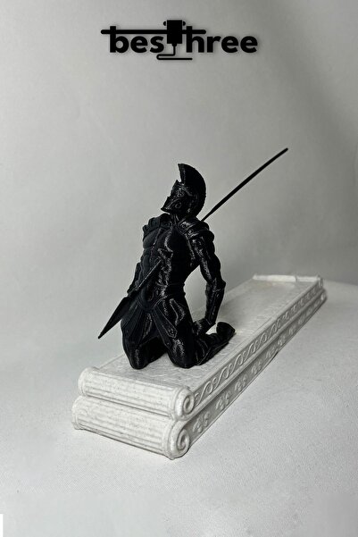 Besthree Dekoratif Mızraklanmış Gladyatör Tütsülük ve Tütsü Saklama Kabı