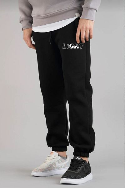 belean Ανδρικό Jogger Basic Φούτερ Μαύρο