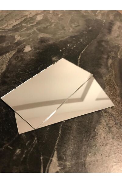 TASARIM TABELA Dekoratif Ayna Pleksi 4 x 8 cm 2 Adet